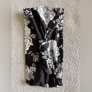 Boho Black Floral Headband